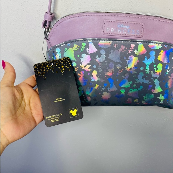 Disney Princess Silver and Pink Crossbody Bag - Picture 8 of 11
